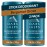 Oars + Alps Deodorant for Men & Women, Aluminum Free Deodorant for Men, Dermatologist Tested, Clean Ingredients, Vegan, Long Lasting, Odor Protection, Bergamot Grove, 2pk, 2.6oz