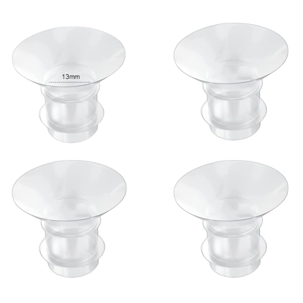Flange Inserts 13mm for Medela,Spectra 24mm Shields/Flanges,Compatible with Momcozy S12 Pro/S9 Pro/S9/S12 Wearable Breast Pump,Reduce 24mm Nipple Tunnel Down to 13mm,4PCS