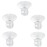 Flange Inserts 13/15/17/19/21mm 5pcs,Suitable for Medela,Spectra 24mm Shields/Flanges,Compatible with Momcozy S12 Pro/S9 Pro/S9/S12 Wearable Breast Pump,Reduce 24mm Tunnel Down to Correct Size