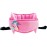 LETTON Car Seat Head Support for Child, Adjustable Head Band Strap Headrest, Safe, Comfortable Head & Neck Pillow Support Solution- Baby & Kids Travel Accessories (Pink with mermaid Pattern)