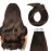 YILITE Tape in Hair Extensions Human Hair 12inch 2 Dark Brown Tape in Hair Extensions Remy Human Hair Seamless Silky Straight Tape in Human Hair Extensions 20pcs 40g(12inch 2