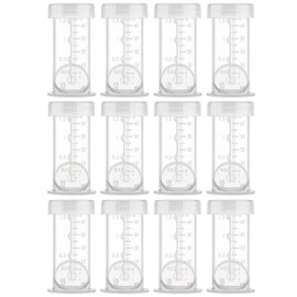Maymom Colostrum & Storage Bottles Leak Proof Lids, Breastmilk Freezer or Refrigerator Storage, Made Without BPA; 12pc/pk