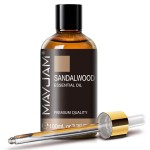 MAYJAM Sandalwood Essential Oil - Pure Essential Oils for Diffuser, Fragrance Oil for Soap Candle Making, Ideal for Home Office Car Yoga Use, 100ML/Bottle