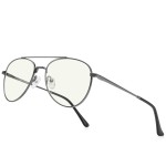 RB.Pilot Blue Light Aviator Reading Glasses for men Women Metal Frame Spring Temple
