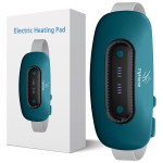 Electric Heating Pad,Portable Cordless Menstrual Heating Pad with 4 Heat Levels and 4 Massage Modes, Fast Large Heating Belly Wrap Belt(Grey)