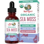 MaryRuth Organics USDA Irish Sea Moss Liquid Drops | Organic Irish Moss | Chondrus crispus | Formulated for Adults & Kids Ages 14+ | Unflavored | Sugar Free | Vegan | Non-GMO | 1 Fl Oz