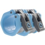 Lock-Jaw HEX 50mm / 2 Olympic Barbell Collar - Quick Release Barbell Clamp (LIGHT BLUE)