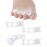 2Pairs Toe Separators Toe Spacers for Women Men to Correct Bunion, Relieve Feet Pain, Foot Alignment, Toe Straighteners for Hammertoes, Plantar Fasciitis (M, Women Shoe Size 9-12.5, Men: 7-11)