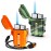 Torch 2 Pack Windproof Outdoor Gas Lighter - Adjustable Jet Flame, Fireplace, Fireworks, Grill, Camping, BBQ - Gifts for Men (Orange+Camo) (Without Butane)