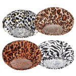 AmazerBath Shower Cap, 4 PCS Shower Caps for Women Reusable Waterproof, Double Layers Hair Cap for Shower, Elastic and Flexi Bath Caps, Environmental Protection Bathing Caps