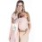 Ring Sling Baby Carrier - USA Lab Tested, 100% Natural Cotton Muslin, Breathable & Ergonomic Ring Sling Sunset Rose