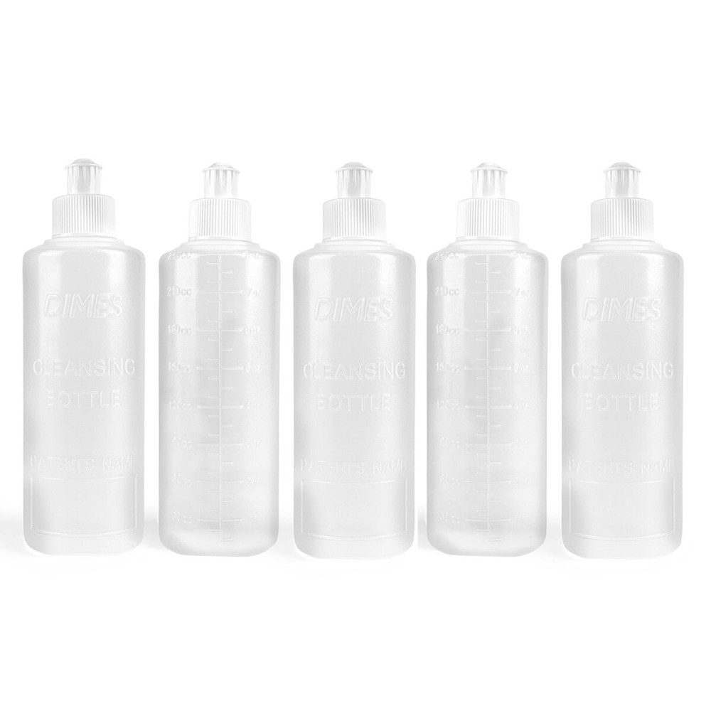 Dimes Peri Bottle for Postpartum Care [5-Pack] - 8 oz Perineal Squirt Bottle - Postpartum Essentials for New Moms - Easy to use Portable Bidet for women