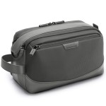 BAGSMART Toiletry Bag for Men, Large Travel Toiletry Organizer, Dopp Kit Water-resistant Shaving Bag for Toiletries Accessories - Grey