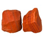 Amazing Gemstone 2 Pieces Red Jasper Raw Crystals and Healing Stones, Natural Rocks for Tumbling and DIY Raw Stones and Crystals