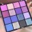 Yeweian Purple & Blue Eyeshadow - 16 Color Glitter & Matte Eyeshadow Palette, Korean Eyeshadow Makeup Palette, Waterproof & Bright Colours