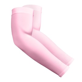 YESLIFE Pink UPF 50 Cooling Sports Arm Sleeve for Women, Men & Kid, UV Sun Protection Arm Sleeves for Men & Women - Tattoo Cover Up