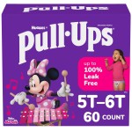 Pull-Ups Girls\' Potty Training Pants, Size 5T-6T Training Underwear (46+ lbs), 60 Count