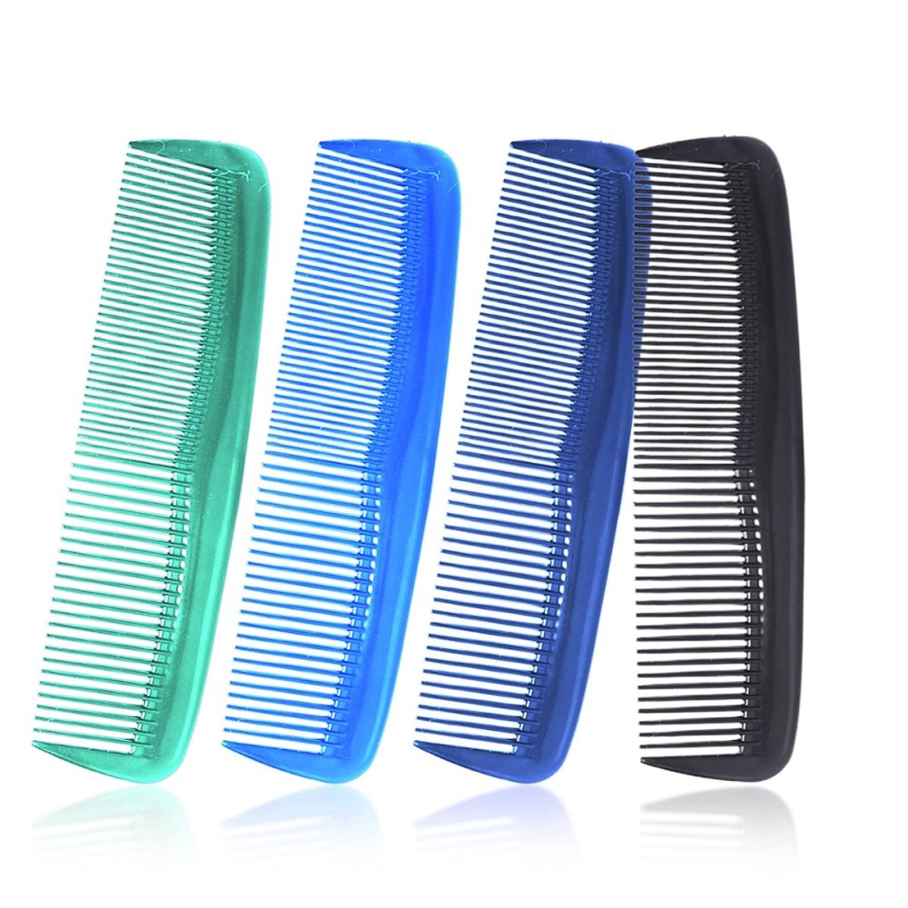 Soft \'N Style Hair Care 4-Pack Comb - Not Breakable - mens comb/fine tooth comb/peines para cabello