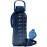AQUAFIT 64 oz Water Bottle with Time Marker - 2in1 Straw & Chug Lid - BPA Free Big Water Bottle with Straw - Gym Water Bottle with Strap - Water Jug (64 Ounces, Nebula)