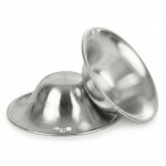 Silver Nipple Shields for Breastfeeding Newborn & A Breastfeeding Essential by Go Mommy - Silver Nursing Cups for Sore Nipple Relief, Protects & Heals Cracked Nipples