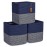 NaturalCozy Storage Cubes 11 Inch Cotton Rope Woven Baskets for Organizing, 3-Pack | Cube Storage Bin | Square Storage Baskets for Shelves Organizer, Classroom, Kids Toy Bins, Closet, Baby Nursery