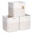 NaturalCozy Storage Cubes 11 Inch Cotton Rope Woven Baskets for Organizing, 3-Pack | Cube Storage Bin | Square Storage Baskets for Shelves Organizer, Classroom, Kids Toy Bins, Closet, Baby Nursery