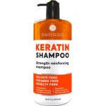 Keratin Enriched Shampoo - Sulfate and Paraben Free - Anti Frizz Treatment for Women and Men - Professional Salon Grade Repair Formula with Silk Protein for Dry, Frizzy Damaged and Color Treated Hair