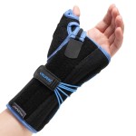 Velpeau Carpal Tunnel Wrist Brace with Thumb Stabilizer Night Support, Stabilizes Wrist Thumb Joint, Pain Relief for Tendonitis, De Quervain\'s Tenosynovitis, Arthritis (Drawstring, Left Hand, M)