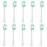 AquaSonic Replacement Toothbrush Heads 10 Pack Everystep Compatible with Black Series Pro, Duo Series Pro, White
