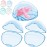 Smlpuame Pacifier Case,3 Pack BPA Free Pacifier Holder Case,Transparent Container Box for Baby BinkyNot Included),Essential Pacifier Accessories,Alway Keep Paci Clean,Easy to Clean(Blue)