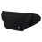 WATERFLY Running Belt Fanny Pack: Runner Marathon Jogging Waist Pack Sport Workout Exercise Fitness Phone Holder Belt for Men Women Jogger Slim Waistband Black
