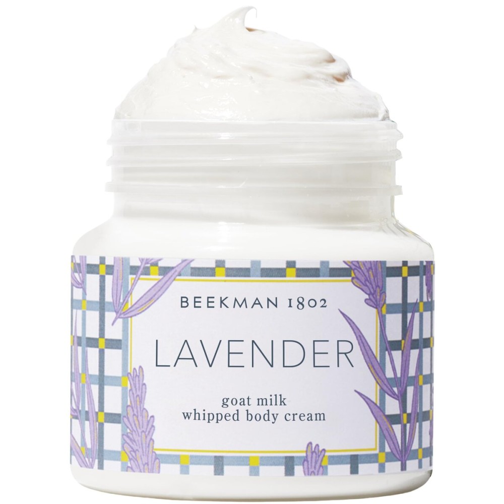 Beekman 1802 Whipped Body Cream - Moisturizes & Softens Skin with Goat Milk, Mango Seed Butter & Vitamin E - 8 oz - Lavender