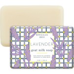 Beekman 1802 Goat Milk Body Soap Bar, Lavender - Scented - 9 oz - Nourishes, Moisturizes & Hydrates - 100% Vegetable Soap with Lactic Acid - Good for Sensitive Skin - Cruelty Free