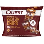 Quest Nutrition BBQ Protein Chips, 19g Protein, 4g Net Carb, Low Carb, Gluten Free, 1.1 oz, 4 count