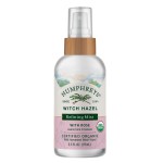 Humphreys Witch Hazel Refining Toner Mist Spray | Pore-Refining Facial Toner | USDA Organic| Soothing Rose Water | Travel Size 3.3 Fl Oz | Vegan & Cruelty-Free | for All Skin Types