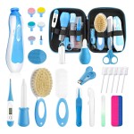 Baby Healthcare and Grooming Kit for Newborn Kids, 31PCS Upgraded Safety Baby Care Kit, Newborn Nursery Health Care Set, Baby Electric Nail Filer Kit, Infant Baby Care Products
