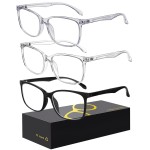 hunsquer Blue Light Glasses for Women Blue Light Blocking Glasses Men Computer Gaming Blue Screen Glasses Mens Blue Light Blocker Glasses