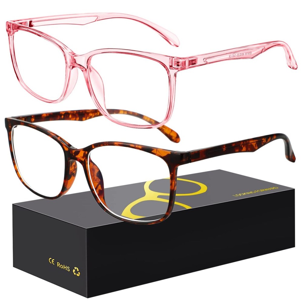 hunsquer Blue Light Glasses for Women Blue Light Blocking Glasses Men Computer Gaming Blue Screen Glasses Mens Blue Light Blocker Glasses