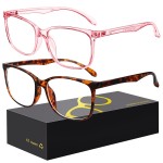 hunsquer Blue Light Glasses for Women Blue Light Blocking Glasses Men Computer Gaming Blue Screen Glasses Mens Blue Light Blocker Glasses