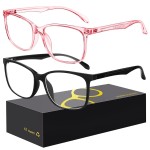 hunsquer Blue Light Glasses for Women Blue Light Blocking Glasses Men Computer Gaming Blue Screen Glasses Mens Blue Light Blocker Glasses