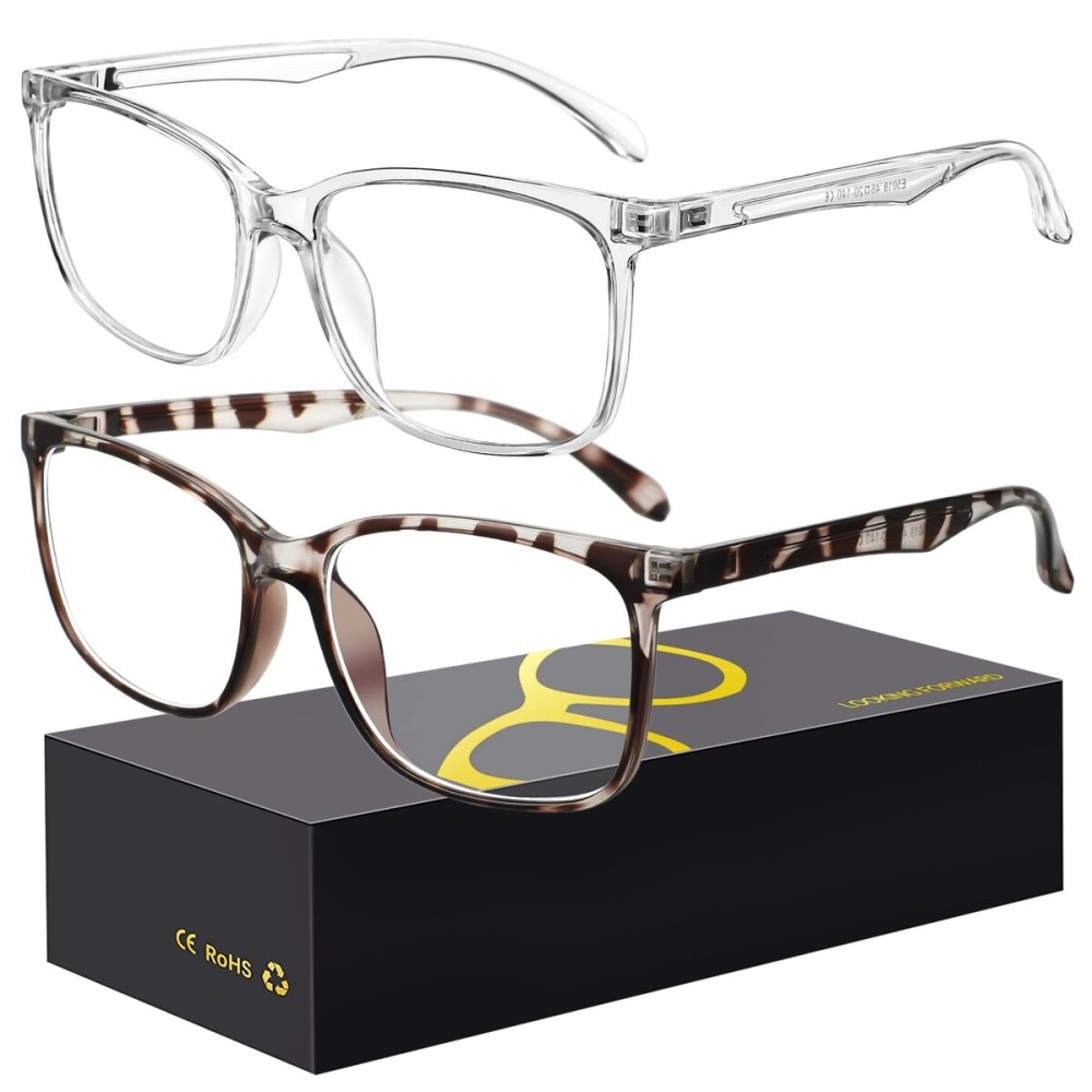 hunsquer Blue Light Glasses for Women Blue Light Blocking Glasses Men Computer Gaming Blue Screen Glasses Mens Blue Light Blocker Glasses