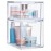 STORi Audrey Stackable Clear Bin Plastic Organizer Drawers | 2 Piece Set | Organize Cosmetics and Beauty Supplies on a Vanity | Made in USA