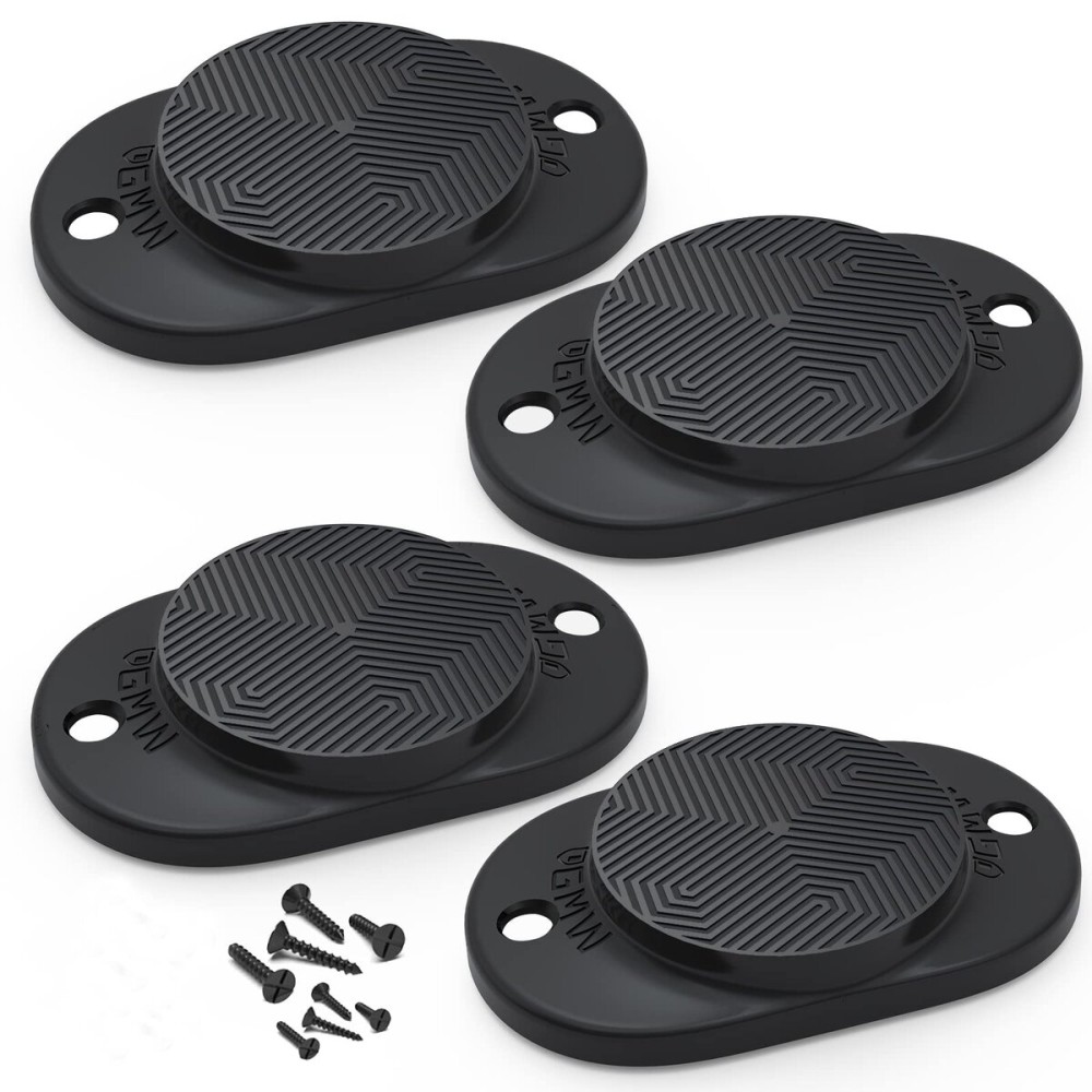 GMW Gun Magnet [2-Pack] | 30 lbs. Rating Magnetic Gun Mount | HQ Rubber Coated Gun Magnet Buckler Series for Car, Truck, Desks, Safes, and Walls | Indoor Gun Racks| Concealed Gun Holder for Handgun