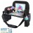 MENZOKE Kids Travel Tray, Road Trip Activities for Kids with Dry Erase Board & Cooler Cup Holder, Toddler Car Activities with No-Drop iPad Holder Stand, Roadtrip Essentials for Toddlers, Black