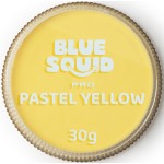 Blue Squid Face Paint Water Based Single Cake Professional Face Paint & Body Paint - Water Activated, Kids Adults Face Painting for Costume, Halloween Makeup, Cosplay - Pastel Yellow Face Paint 30g