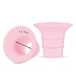 Maymom 19mm Flange Insert Pink Compatible with Elvie Single/Double Electric, Elvie Stride Cup (24mm), Compatible with Medela PersonalFit Flex Shield, Not Original Elvie Replacement Pump Parts