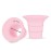Maymom 19mm Flange Insert Pink Compatible with Elvie Single/Double Electric, Elvie Stride Cup (24mm), Compatible with Medela PersonalFit Flex Shield, Not Original Elvie Replacement Pump Parts