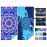 2 Pack Lightweight Thin Beach Towel Oversized 71x32 Big Extra Large Microfiber Sand Free Towels for Adult Quick Dry Travel Camping Beach Accessories Vacation Essential Gift Blue Sea Turtle Mandala