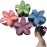 Flower Hair Clips for Women and Girls Thick to Thin Hair Medium Cute Claw Clips Decorative Plumeria Hair Accessories Nonslip Pastel Matte
