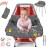 PILLANI Shopping Cart Cover for Baby, High Chair Cover for Restaurant Seat - Grocery Cart Cover for Baby Girl and Boy, Comfortable Cotton Buggy Covers for Babies - Padded Toddler Shopping Cart Cover
